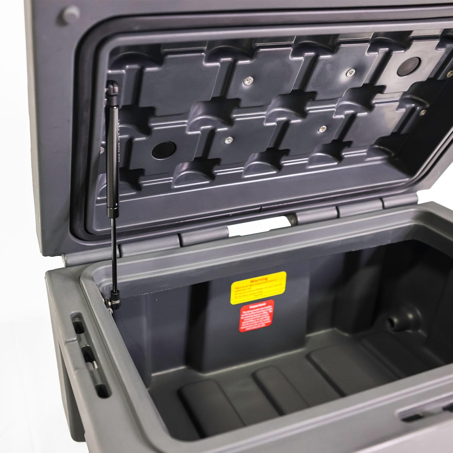 23ZERO Gray Overland Gear Box - Roof Rack Mountable, Portable, Lockable Storage Box for Camping or Recovery Gear (70 L)