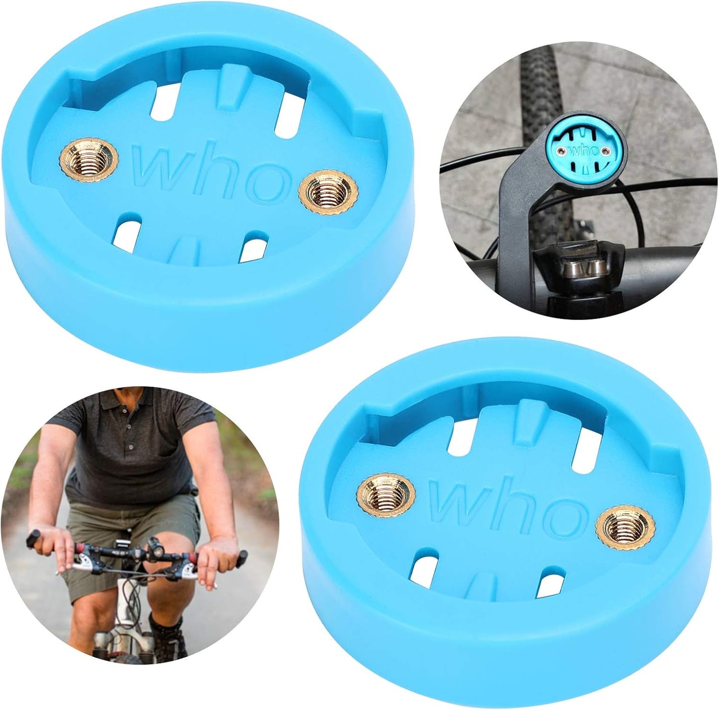 2Pcs Universal Bike Computer Extension Mount Converter Adapter Base Replacement Compatible for Wahoo-Ideal for Cycling Enthusiasts