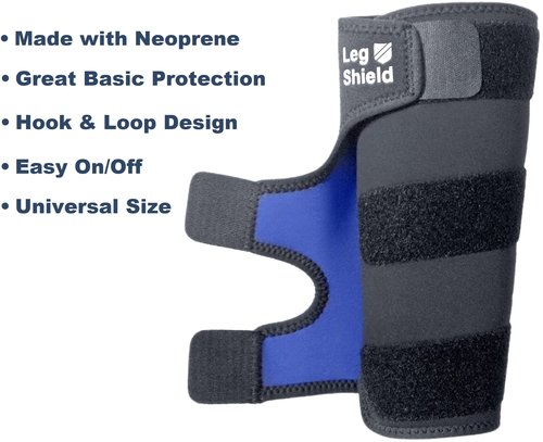Leg Gaiters - Hook and Loop Design - Lower Leg Protection for Mountain Biking, Yard Work, Thin Skin, Outdoors, and General Shin/Calf Protection - Neoprene (Pair)