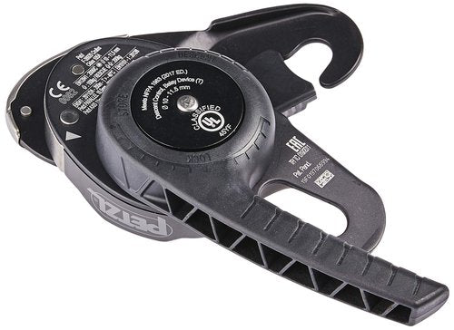 PETZL Unisex_Adult Descender D021AA01 Detector Rigs Black, Solid, Standard Size