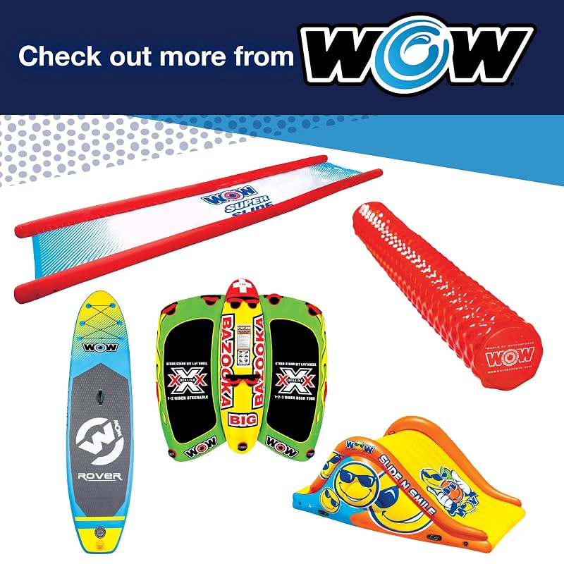 Ace Racing Boat Tube 1 Person Inflatable Towable - WOW Sports, Outdoor Variation