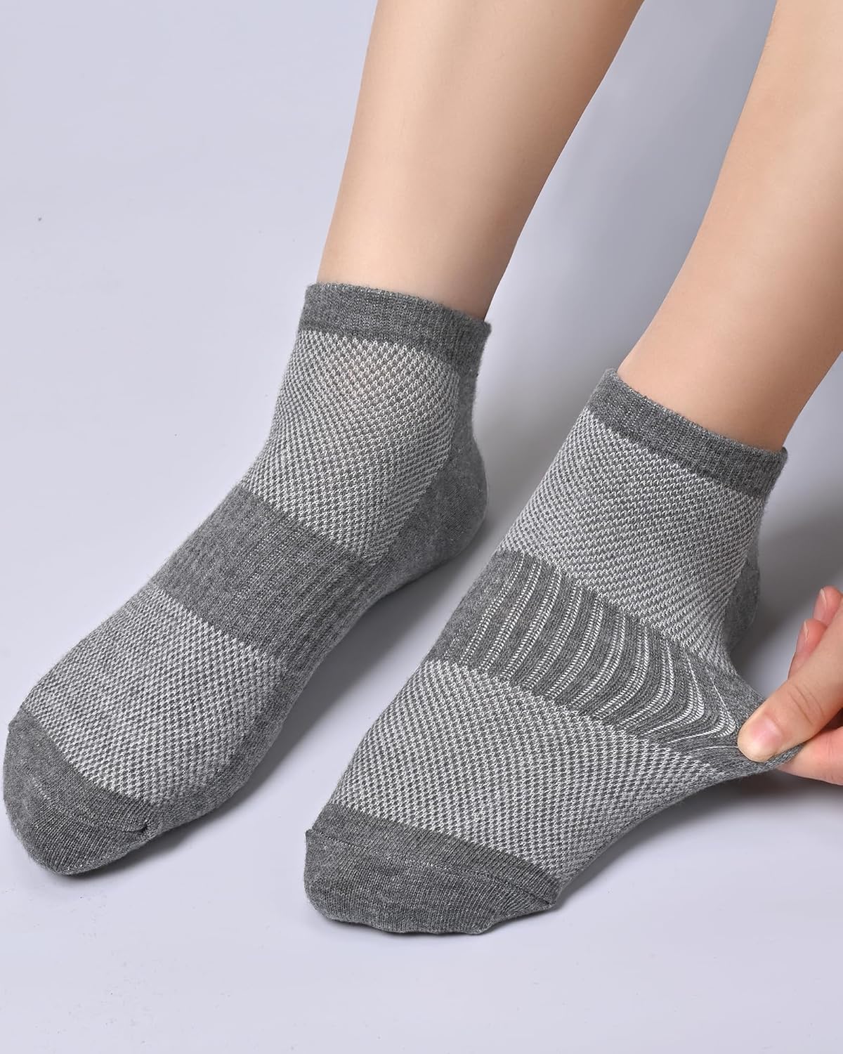 10 Pairs Kids Socks for Boys Girls Ankle Athletic Low Cut Socks Half Cushioned Crew Cotton No Show Running Sock