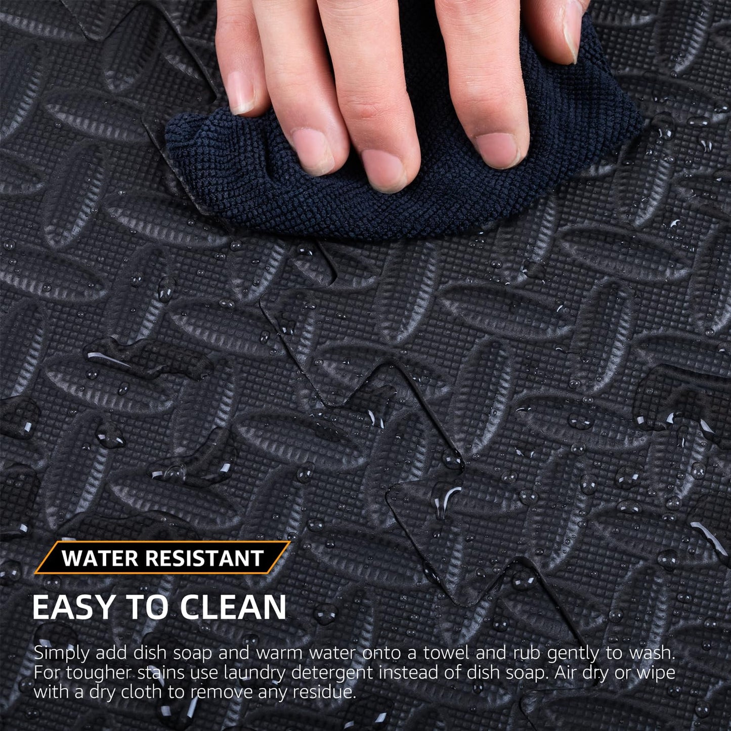 24 Pack - 1/2" Extra Thick Floor Exercise Mat for Home Gym Floor Padding for Kids - High-Density EVA Interlocking Foam Floor Tiles for Gym Equipment, Play Area, Yoga, Cardio, Weights, MMA