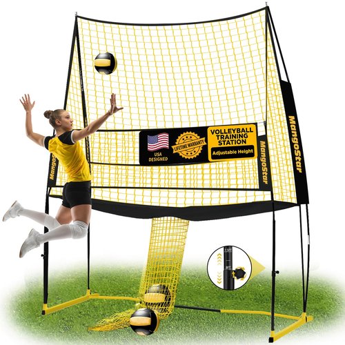 Mangostar Volleyball Training Equipment Volleyball Net System With Freely Hei