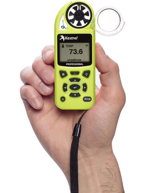 Kestrel 5200 Professional Environmental Meter Non-LiNK, HiViz Green