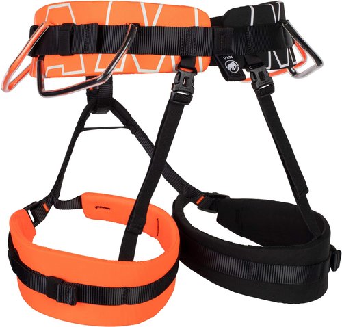 Mammut 4 Slide Climbing Harness - Vibrant Orange/Black X-Small - Medium
