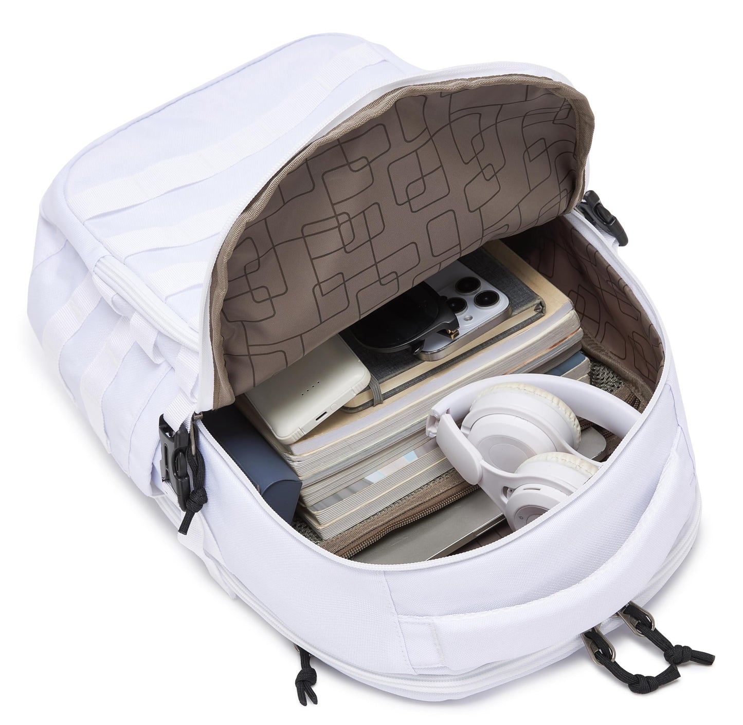 Wotony Military tactical backpack, backpack for men black small tactical assault school bag