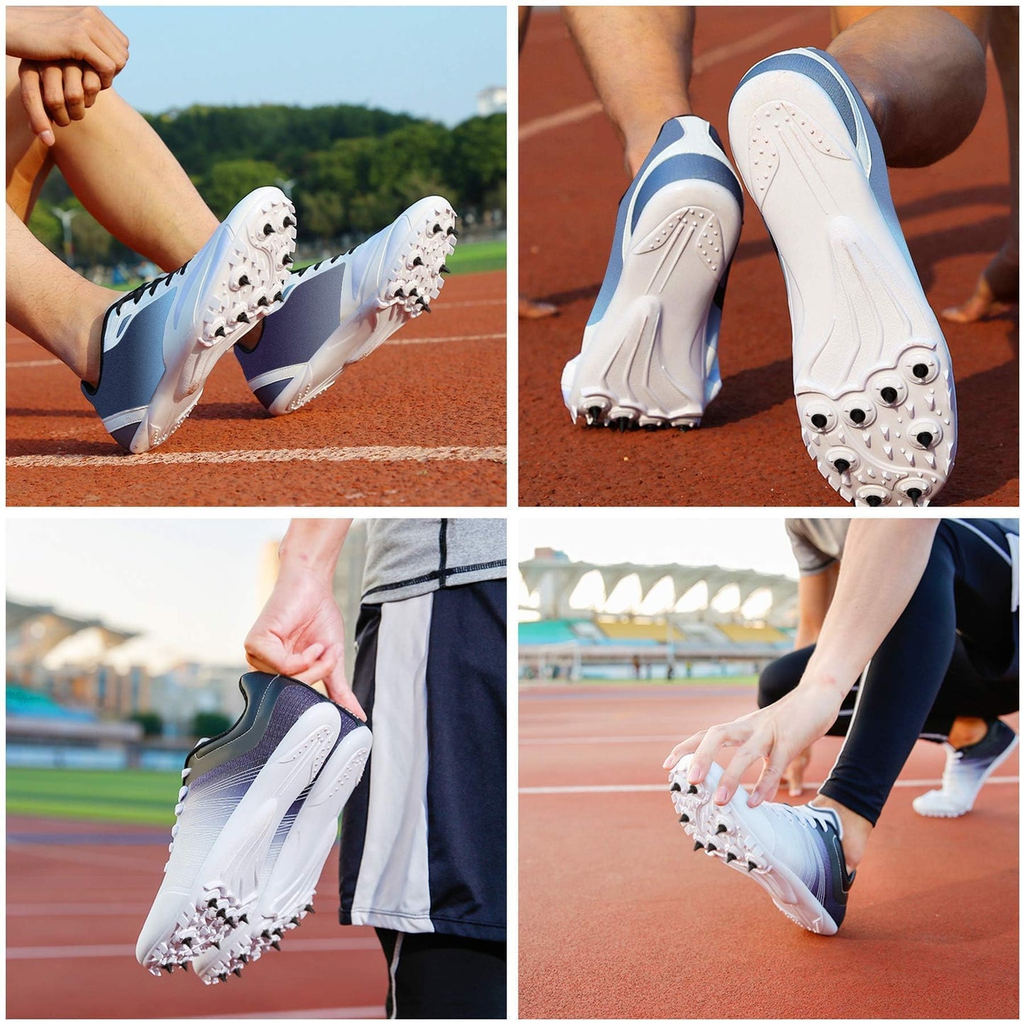 AUGSUN Track Spikes 1/4inch, 120Pcs Stainless Steel Cross Country Spikes