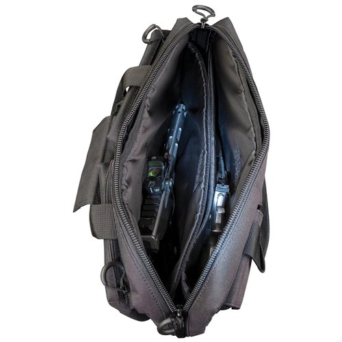 Smith & Wesson M&P Pro Tac Padded Double Handgun Case with Ballistic Fabric Construction and External Pockets for Shooting, Range, Storage and Transport, Black
