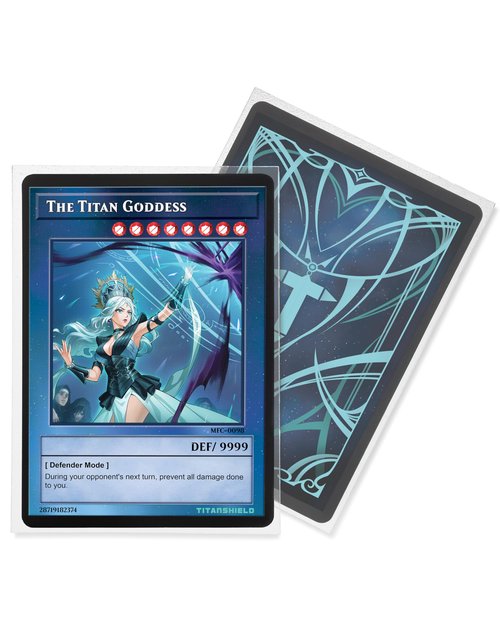 TitanShield (150 Sleeve/Clear) Small Japanese Sized Trading Card Sleeves Deck Protector for Yu-Gi-Oh, Cardfight!! Vanguard & Photocards