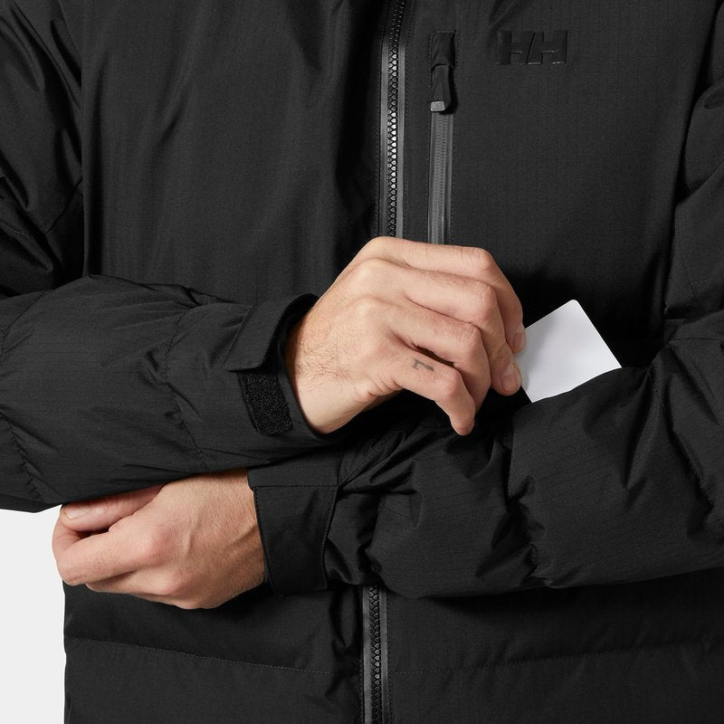 Helly-Hansen KVITFJELL Race Puffy Jacket - Men's Warm, Protective, Athletic-Insulated Ski Coat, 990 Black - 2XL