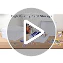 2 Pack Trading Card Storage Box Bulk Organizer for MTG Sports Cards