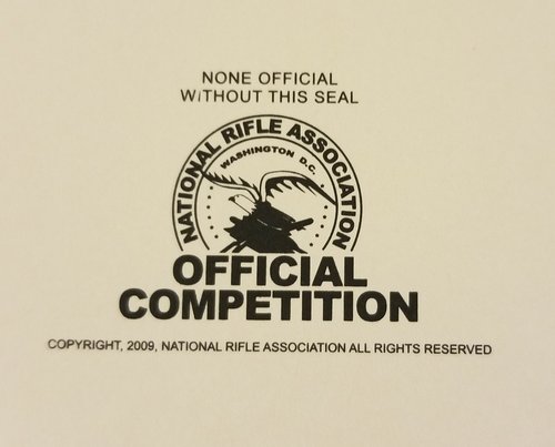 Official NRA Air Rifle Target, AR-5/10, 10 Meter, 100 Count