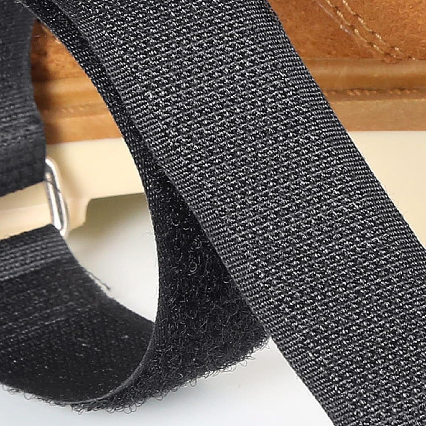 1 Pair Anti Slip Ice Grippers Binding Straps Detachable Cable for Safe Winter Activity and Outdoor Climbing
