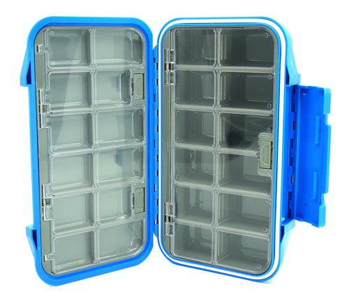 Kingfisher Large Waterproof 24 Compartment Tailwater Nymph Fly Fishing Box