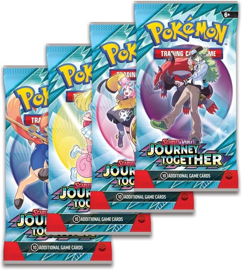 Scarlet & Violet Journey Together Yanma Checklane Blister Pack (1 Booster Pack, Yanma Promo Card & Coin)