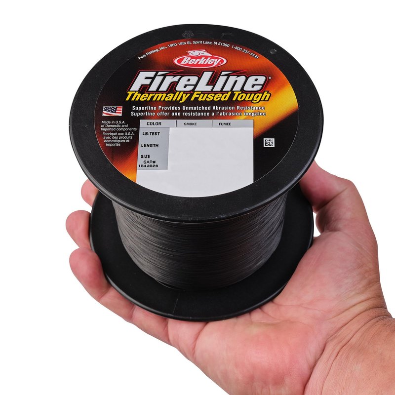 Berkley FireLine® Superline, Crystal, 20lb | 9kg, 1500yd | 1371m Fishing Line, Suitable for Freshwater Environments