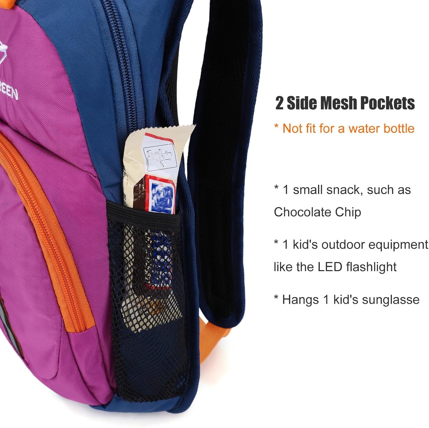 Ivygreen Kids Hydration Backpack, Hiking Backpack for Boys or Girls with 1.5L Water Bladder