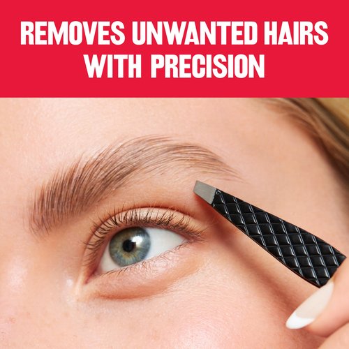 Revlon Expert Slant Tweezer, High Precision For an Easy Hair Removal, Made With Stainless Steel, 1 Count