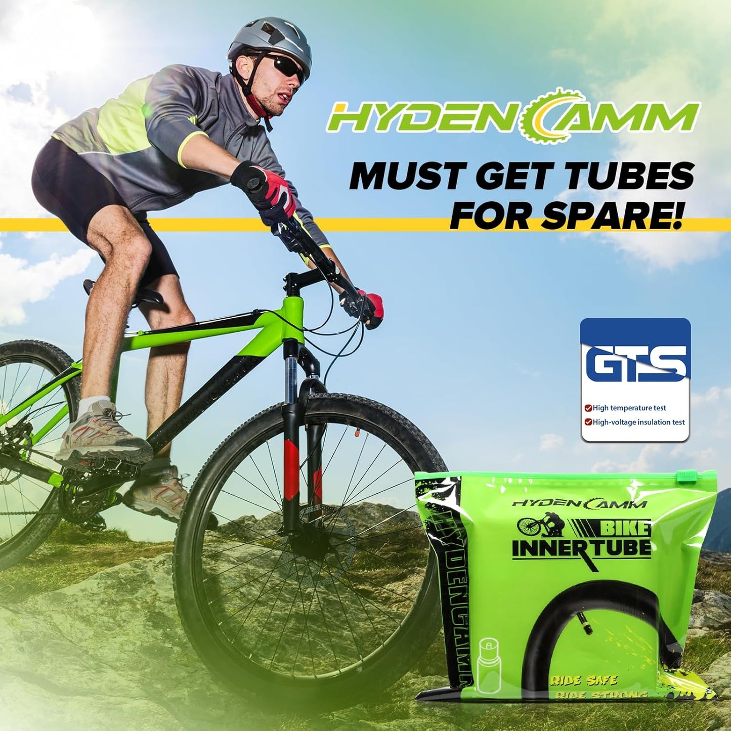 2/4 Pack 20/26x2.125/2.40 Bike Tube, 20/26x2.125 Bike Inner Tube with 35mm AV Schrader Valve, Butyl 20/26x2.40 Tube with 2 Tire Levers, 20/26x2.125/2.20/2.25/2.30/2.35/2.40 for MTB/City Bike