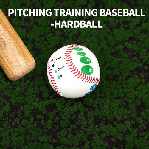 Gosknor Baseball Grip Trainer with Finger Placement, Throwing Ball Training Equipment, Pitch Practice Gear Aids for Teenagers Beginners to Learn Multiple Ball Grips Accessories(Hard)