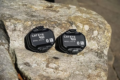 CATEYE Magnetless Speed/Cadence Sensors ??IPX7 Waterproof Wireless Bluetooth ANT+ Bike Computer RPM Sensor for Road, Spin Bikes and Smart Trainers, Compatible with Rouvy, Zwift, Peloton, Wahoo