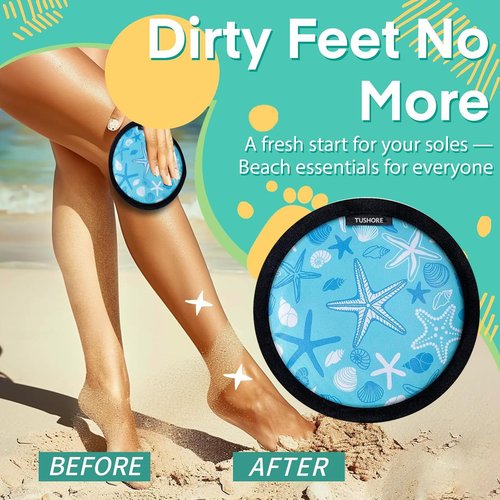 SulisVarkalente Sand Remover for Beach Family Kids Women 2025 Beach Vacation Essentials Trip Must Haves Hawaii Beach Accessories & Gifts Talc-Free & Reef Friendly Travel Gift