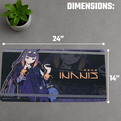 ANIME Impulse x Ninomae Ina’NIS Desktop Gaming Mousepad, hololive Production Officially Licensed Premium Grade Non-Slip TCG Playmat or Office Desk Mat for Keyboard and Mouse