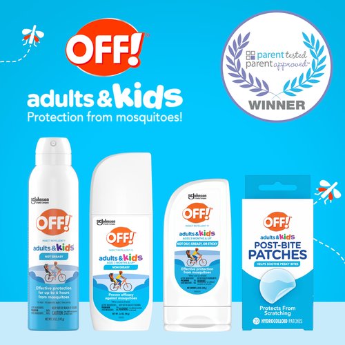 OFF! Insect Repellent Lotion for Adults & Kids, Fragrance-Free Bug Repellent for Everyday Protection from Mosquitoes, 3.8 oz