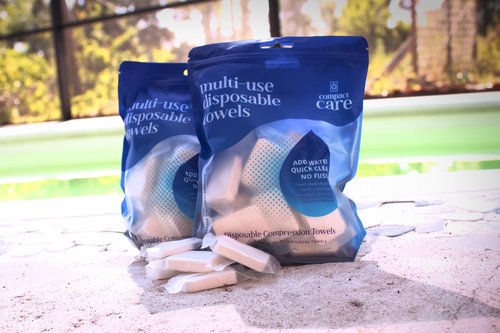 Compact Care Small Disposable Towels (40 pcs)