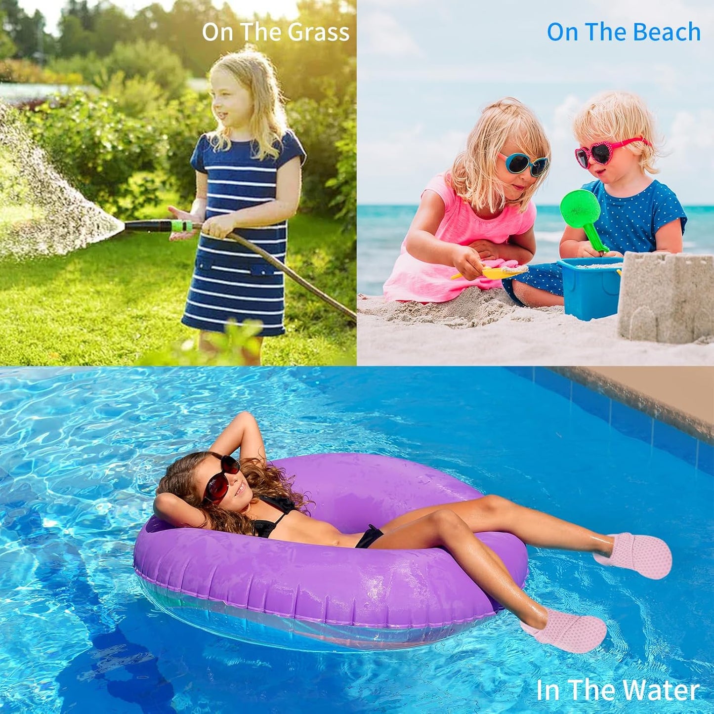 Kids Boys Girls Toddler Water Shoes,Beach Swim Non Slip Quick Dry,Barefoot Sports Aqua Socks Fast Dry for Sports Outdoor