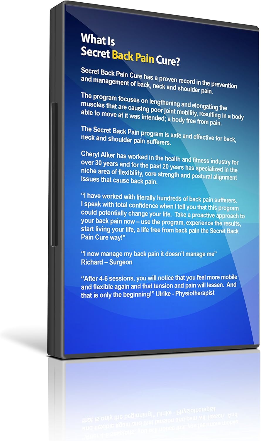24Seven Wellness & Living Back Pain Relief DVD, Natural Prevention of Lower, Upper, Neck and Sciatic Pain. A Yoga and Pilates Based Stretch Program That Could Potentially Change Your Life!