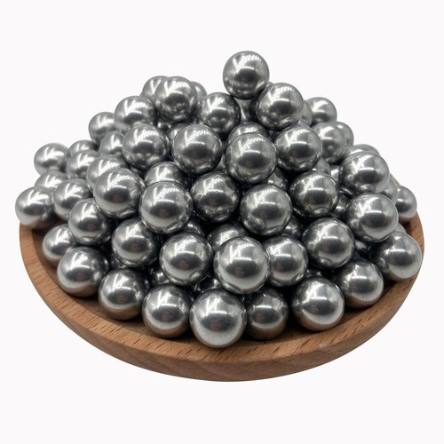 ALIEN PLAY 150 X 50 Cal Aluminum Balls, Hard 50 Cal Ammo Fits for Umarex T4E TR50/HDP50/HDR50, 2.8 Grams Reusable Solid Kinetic Projectiles Self Defense Paintball Balls for Target Practice