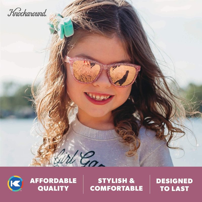Knockaround Kids Premiums Polarized Sunglasses for Kids - UV400 Protection
