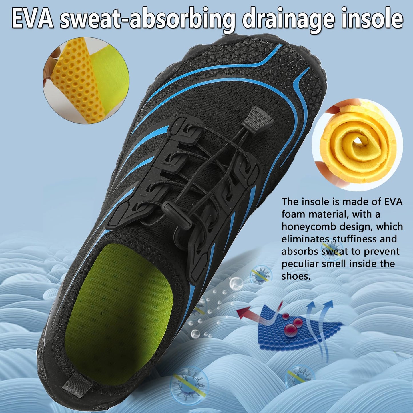 Water Shoes for Men Women Barefoot Shoes Quick Dry Aqua Outdoor Sports for Swim Pool Beach Surf Walk Water Yoga River Lake Hiking Kayaking