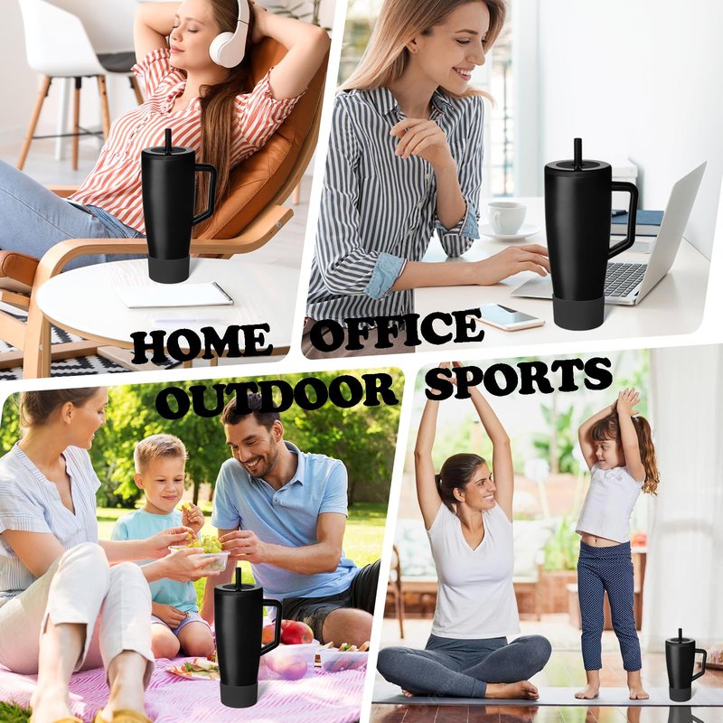 Kaitiaki Silicone Boot Compatible with Brumate Era 40 oz 30 oz Tumbler, Anti-Slip Bottom Sleeve Cover Bumper, Scratch-Resistant Protective Accessories, BPA-Free (Matte Black)