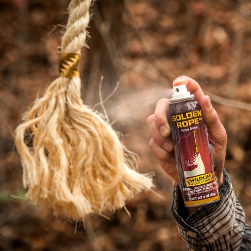 Wildlife Research Center Golden Rope Scent Spray – Hunting Scent for Existing Golden Rope or Any Rope Scrape Setup – Get The Attention of Deer and Keep Them Coming Back – 3 OZ