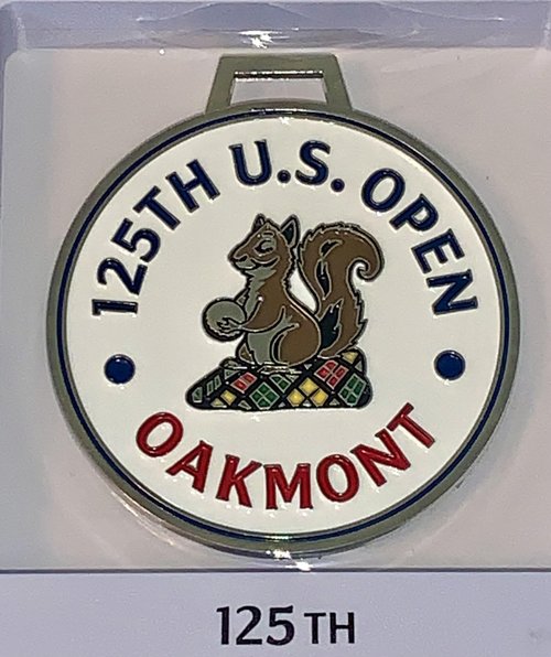 2025 US Open Golf Bag Tag Oakmont metal pga new