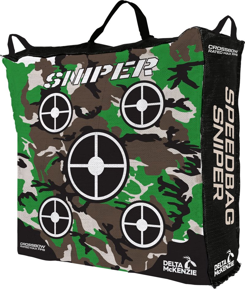 Delta McKenzie Speedbag Sniper 20" Archery Target - High Speed Crossbow Compound Bow Practice Target with Dual Sided Shooting Surface