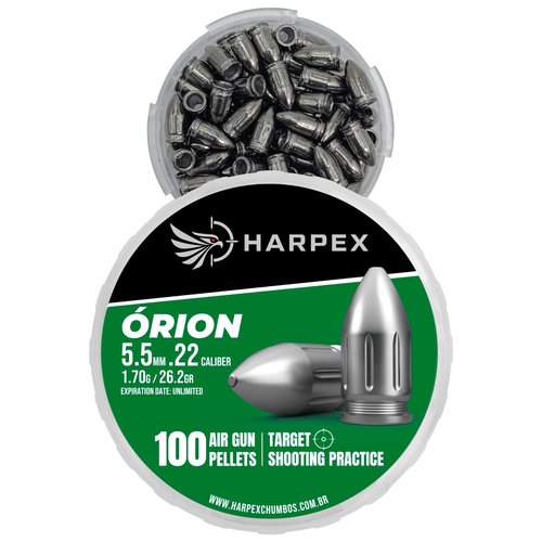 Harpex Orion Airgun Pellets .22 Caliber 26.2gr(1.70g) Pointed - 100ct
