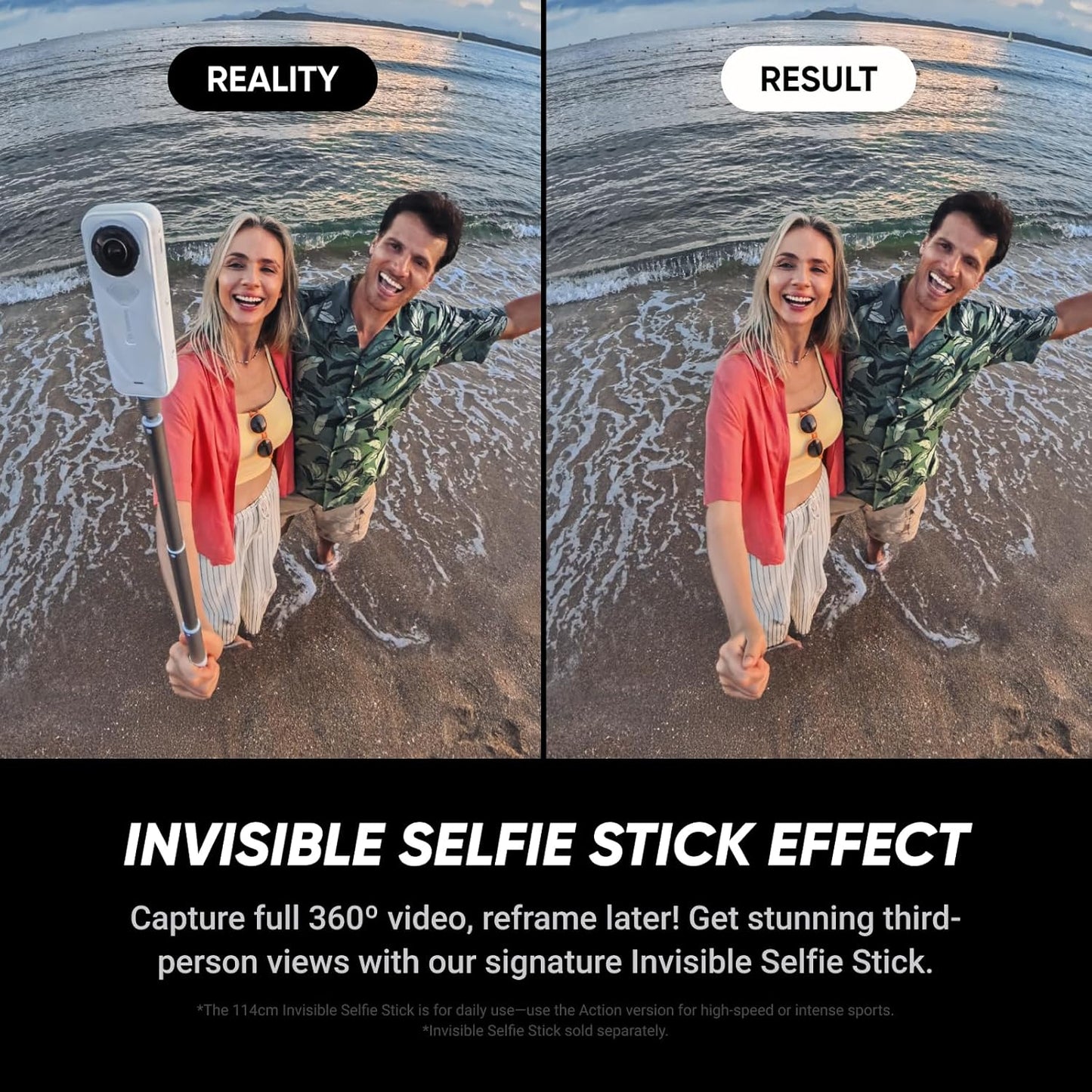 Insta360 X5 - Waterproof 8K 360° Action Camera, Leading Low Light, Invisible Selfie Stick Effect, Rugged and Replaceable Lens, 3-Hour Battery, Built-in Wind Guard, Stabilization, Triple AI Chip Design