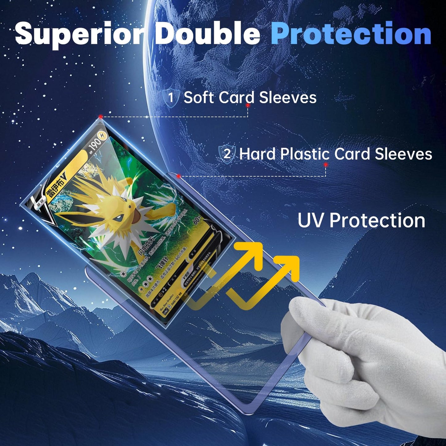 100 PCS Top Loaders for Cards, Hard Plastic Card Sleeves Toploaders, Baseball Trading Card Holder Protectors (100 Toploaders)