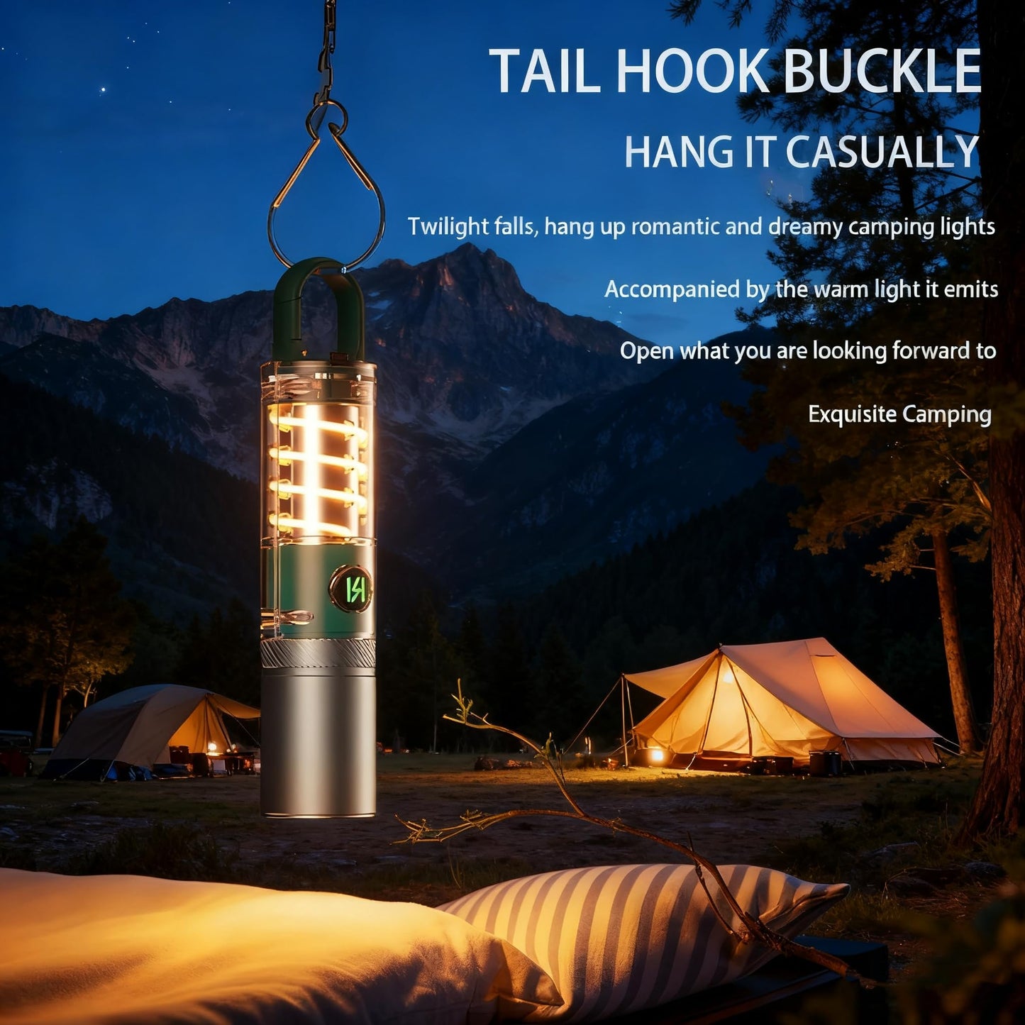 Aijolenly Rechargeable High-Lumens Flashlights, Super Bright LED Flashlights, High-Power Handheld Flashlights with 6 Modes and Adjustable Focus, Suitable for Emergency Lighting and Hiking