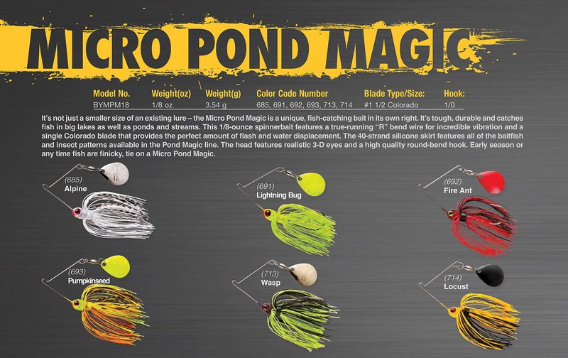 Booyah Pond Magic Small-Water Spinner, One Size (BYPM)