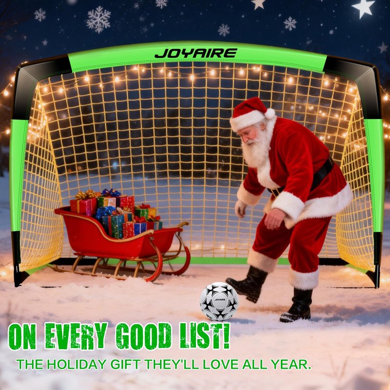 Soccer Goals for Backyard Set, Portable Kids Toddler Soccer Net 2 of 4' x 3', Pop Up Soccer Goal Soccer Training Equipment with Size 4 Soccer Ball, Carry Bag, Youth, Games, Sport, Outdoor Play