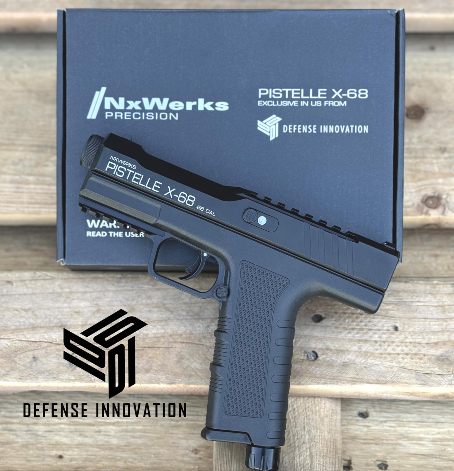GEN2 Pistelle X-68 Cal CO2 Powered 35-50 Joules Factory Production Version (Black)