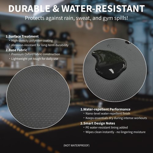 Super Strong Magnetic Gym Bag, Magnetic Water Bottle Bag for Men and Women, Heavy-Duty Load Capacity, Compatible with Various Water Bottles, Waterproof Material, Perfect for Workouts.