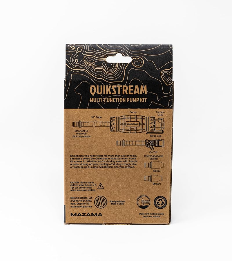 QuikStream Hydration System Pump Kit – Pressurized Water for Sharing, Cleaning & Cooling