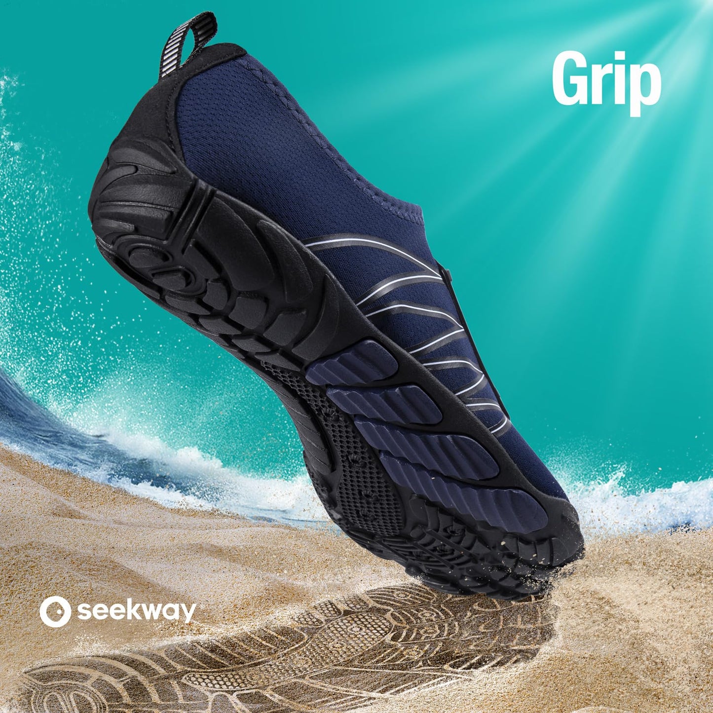 SEEKWAY Water Shoes Men Women Adult Quick-Dry Aqua Sock Barefoot for Beach Swim River Pool Lake Hiking Kayaking Surfing