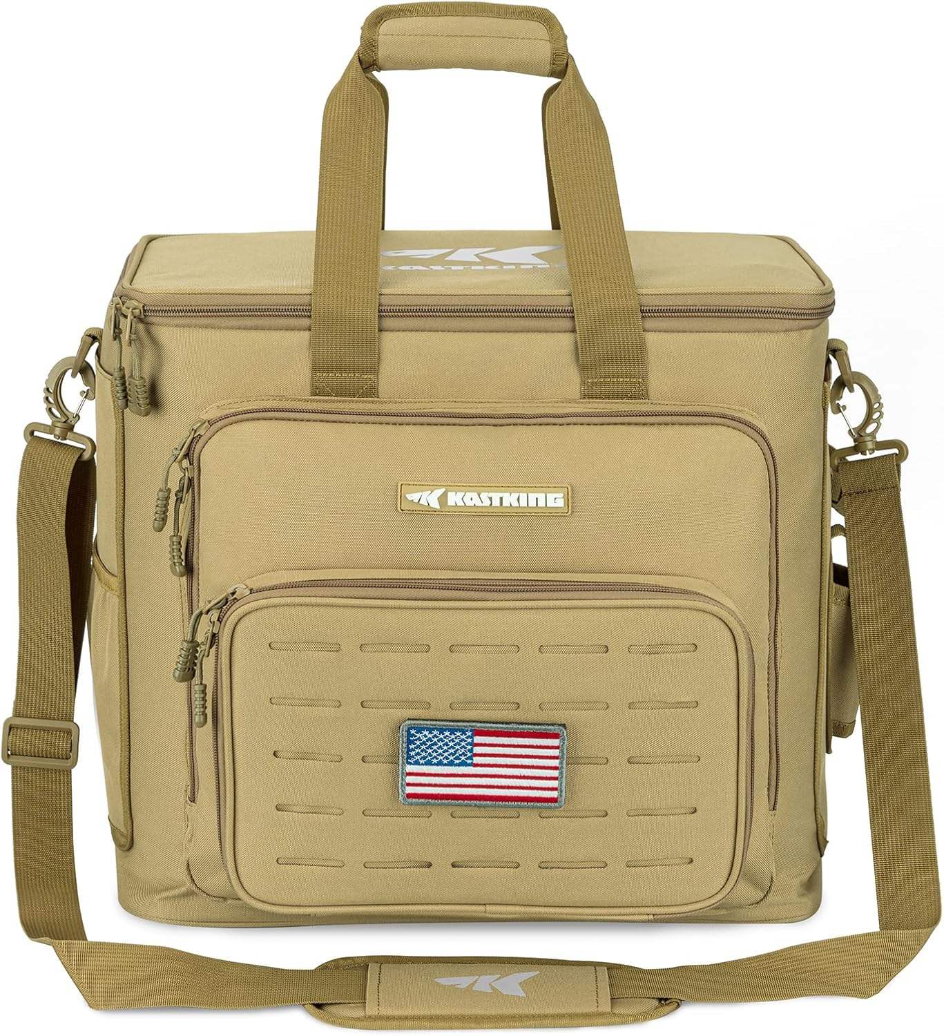 KastKing Fishing Tackle Bags - Saltwater & Freshwater Fishing Bags - Water Resistant, Padded Shoulder Strap - Gear Storage